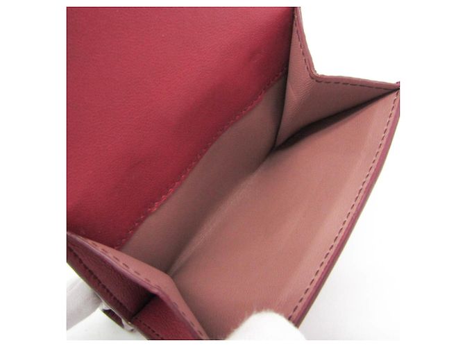 Billetera Compacta Intrecciato Bottega Veneta Roja - vista 5