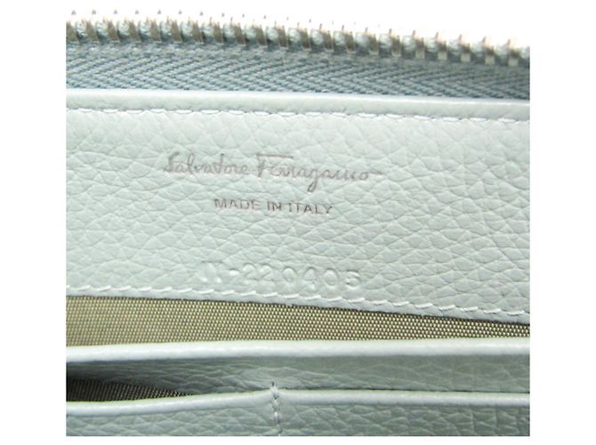 Cartera Larga Gancini Salvatore Ferragamo Verde claro - vista 13