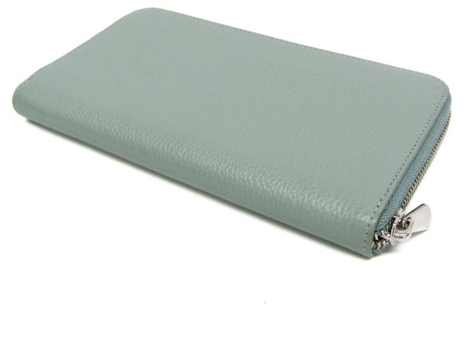 Cartera Larga Gancini Salvatore Ferragamo Verde claro - vista 3