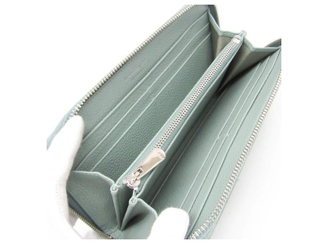 Cartera Larga Gancini Salvatore Ferragamo Verde claro - vista 4