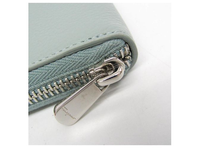 Cartera Larga Gancini Salvatore Ferragamo Verde claro - vista 8