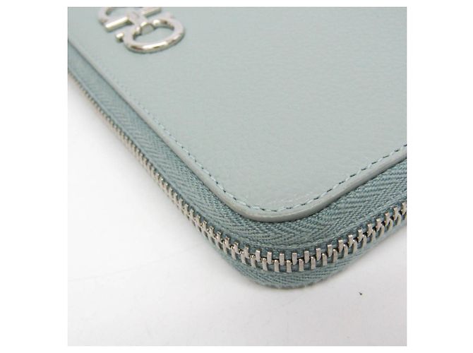 Cartera Larga Gancini Salvatore Ferragamo Verde claro - vista 9