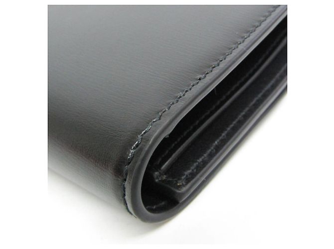 Salvatore Ferragamo Leder Dreifach-Brieftasche Schwarz - Ansicht 8