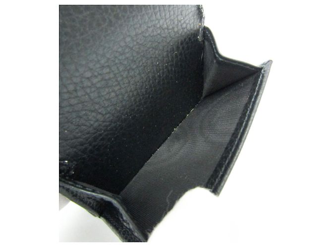Carteira de couro Gucci Double G 735212 Preto - vista 5