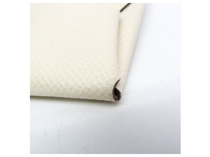Monedero Hermès Bastia Verso Blanco Beige - vista 11