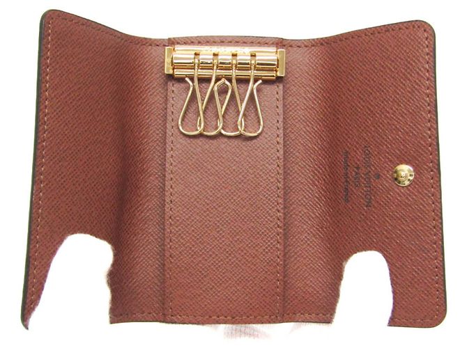 4 Schlüsselhalter Monogramm Louis Vuitton Braun - Ansicht 4
