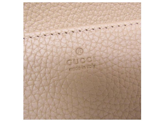 Gucci Interlocking G 746056 Portafoglio in pelle con catena/spalla per donna Marrone chiaro - vista 13