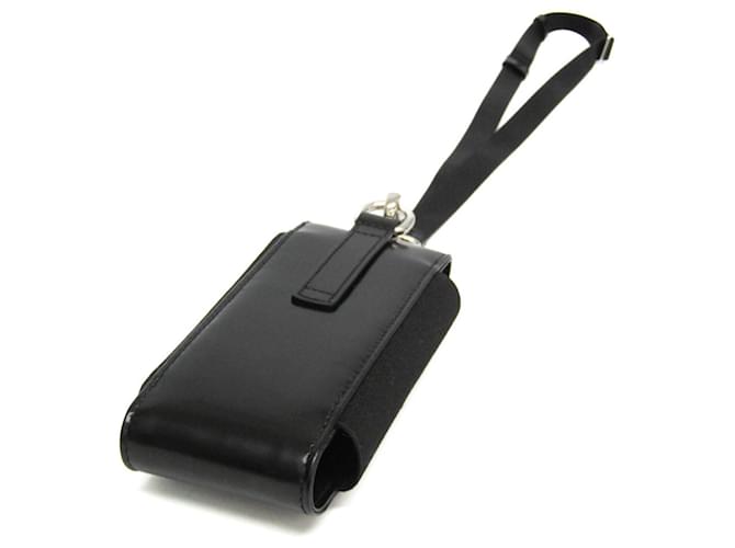Funda para teléfono con logo triangular de Prada Negro - vista 3