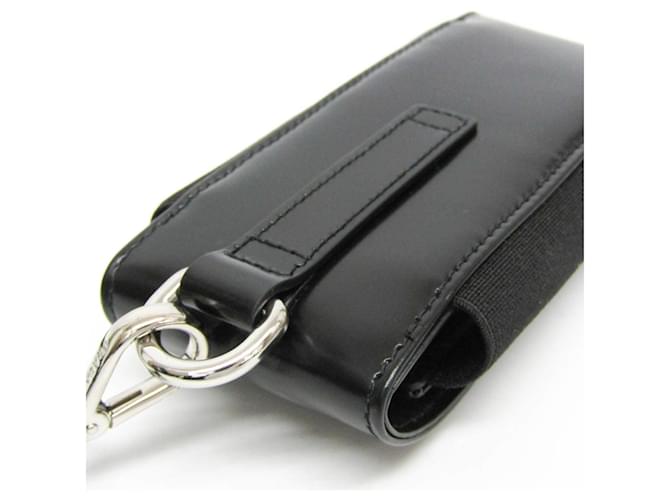 Funda para teléfono con logo triangular de Prada Negro - vista 7