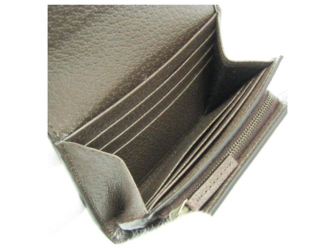 Billetera bi-fold Gucci Bamboo Diana Jumbo GG 658635 Castaño Beige - vista 4