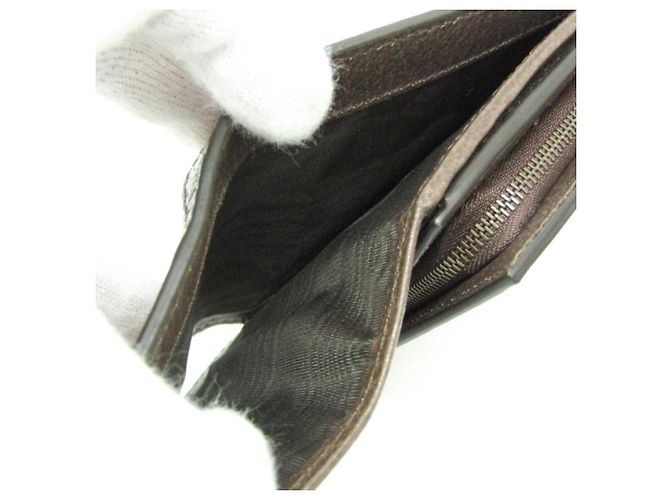Billetera bi-fold Gucci Bamboo Diana Jumbo GG 658635 Castaño Beige - vista 9