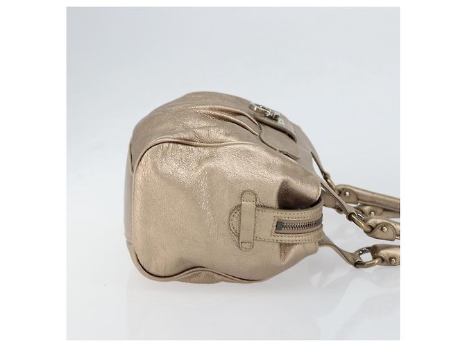Borsa Gancini in pelle Salvatore Ferragamo D'oro - vista 3