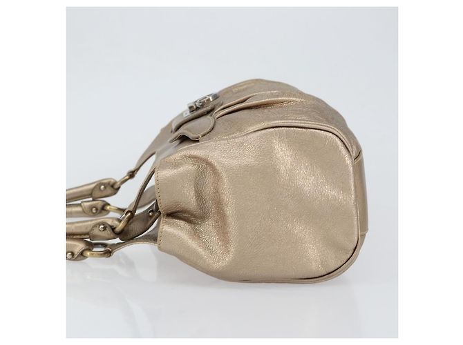 Borsa Gancini in pelle Salvatore Ferragamo D'oro - vista 4
