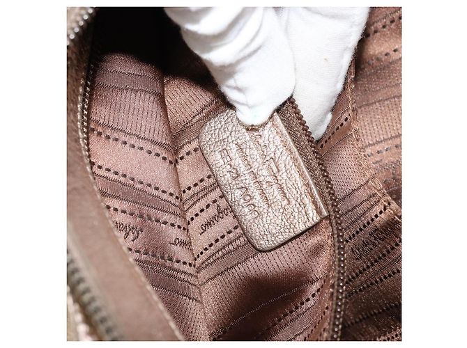 Borsa Gancini in pelle Salvatore Ferragamo D'oro - vista 7