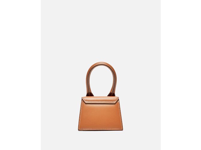Jacquemus Le Chiquito Mini in pelle mini Marrone - vista 2