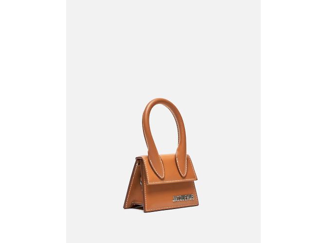 Jacquemus Le Chiquito Mini in pelle mini Marrone - vista 3