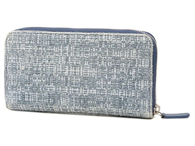 Cartera Larga Deauville Coco Mark de Chanel Azul - vista 2