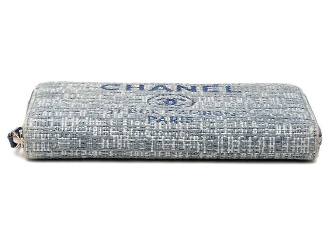 Cartera Larga Deauville Coco Mark de Chanel Azul - vista 3