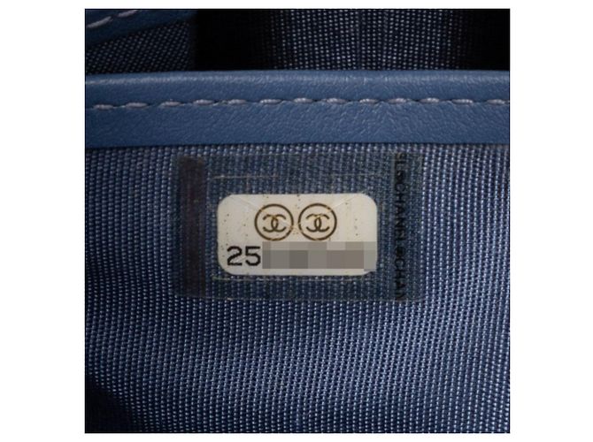 Cartera Larga Deauville Coco Mark de Chanel Azul - vista 6