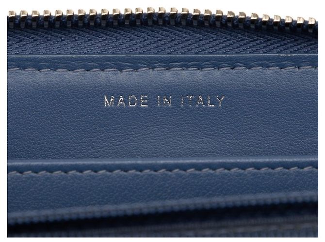 Cartera Larga Deauville Coco Mark de Chanel Azul - vista 7