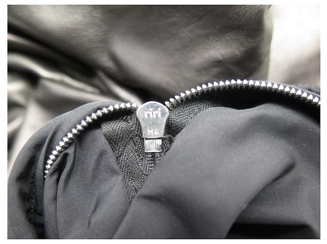 Hermès HERMES WENDENDE SCHWARZE LAMMFELLJACKE & SCHWARZER STOFF GRÖSSE 50 M - Ansicht 18