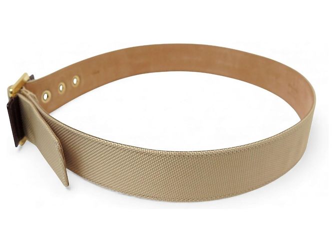 NEUER LOUIS VUITTON T80 AMARANTE CANVAS & LACKLEDER GÜRTEL - Ansicht 2
