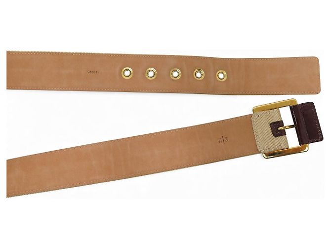 NEUER LOUIS VUITTON T80 AMARANTE CANVAS & LACKLEDER GÜRTEL - Ansicht 9