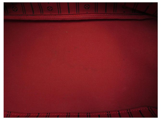 BORSA LOUIS VUITTON NEVERFULL MM N40599 IN CANVAS EBENE Marrone - vista 14