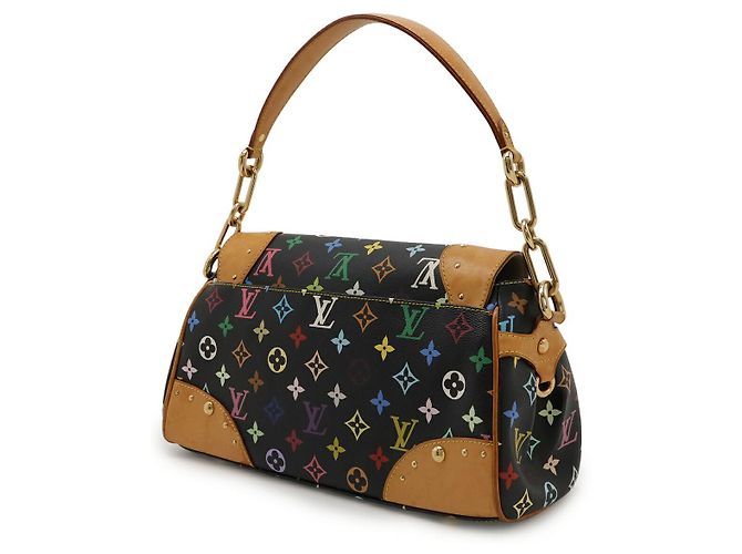 Borsa a Spalla Beverly MM Monogram Louis Vuitton Nero - vista 2
