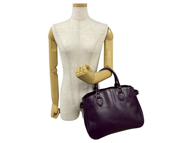 Borsa a mano Passy PM in pelle Epi Louis Vuitton Porpora - vista 3