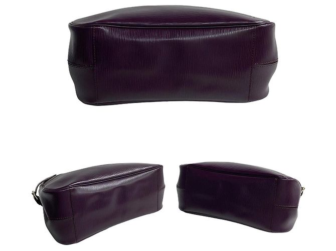 Borsa a mano Passy PM in pelle Epi Louis Vuitton Porpora - vista 7