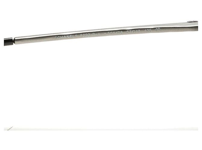 Timeless Gafas de sol Chanel Coco Mark Negro Plata - vista 6