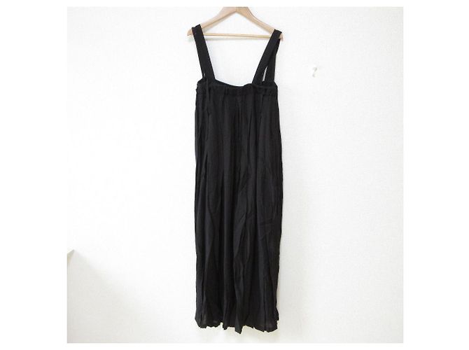 Autre Marque Normment Rayon Langes Kleid Schwarz - Ansicht 2