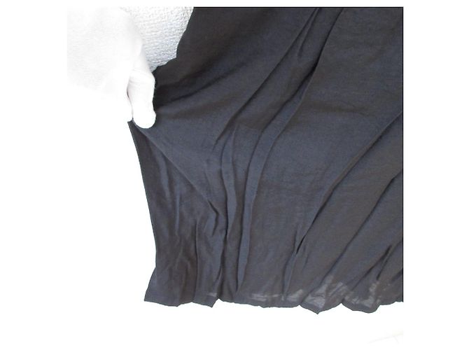 Autre Marque Normment Rayon Langes Kleid Schwarz - Ansicht 5