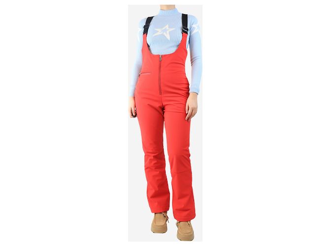 Poivre Blanc Pantaloni da sci rossi in stretch - taglia L Rosso - vista 3