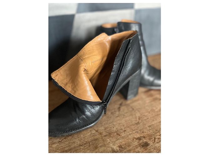 See by Chloé Franche stivaletti in pelle nera Nero - vista 6