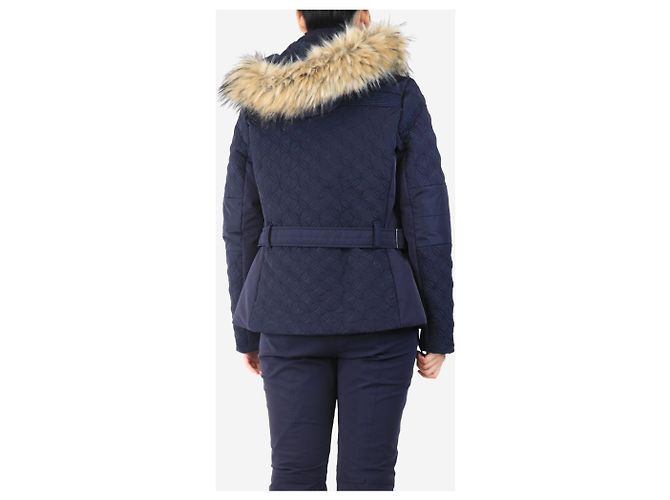 Poivre Blanc Veste de ski matelassée navy - taille M Noir - vue 2