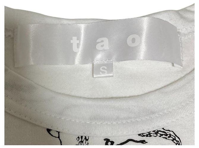 Autre Marque Camiseta SNORK COMME des GARCONS tao Blanco - vista 4
