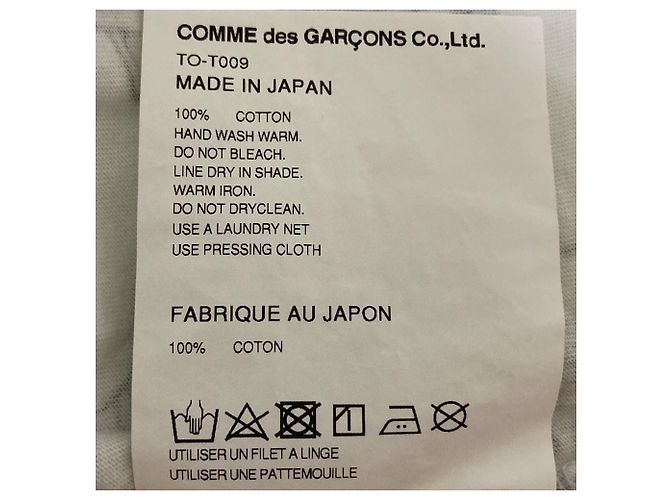 Autre Marque Camiseta SNORK COMME des GARCONS tao Blanco - vista 6