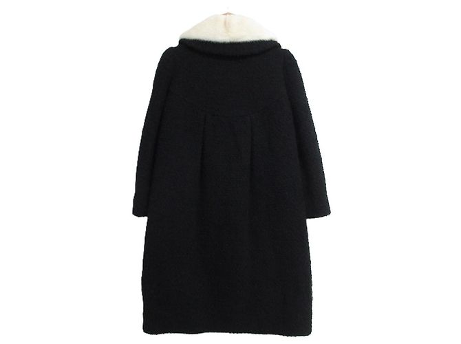Autre Marque Abrigo de tweed de lana de visón FOXEY Negro - vista 2