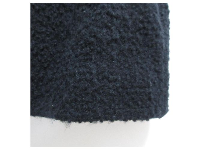 Autre Marque Abrigo de tweed de lana de visón FOXEY Negro - vista 6