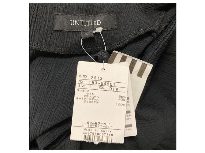 Autre Marque UNTITLED Yoryu Kleid Schwarz - Ansicht 5