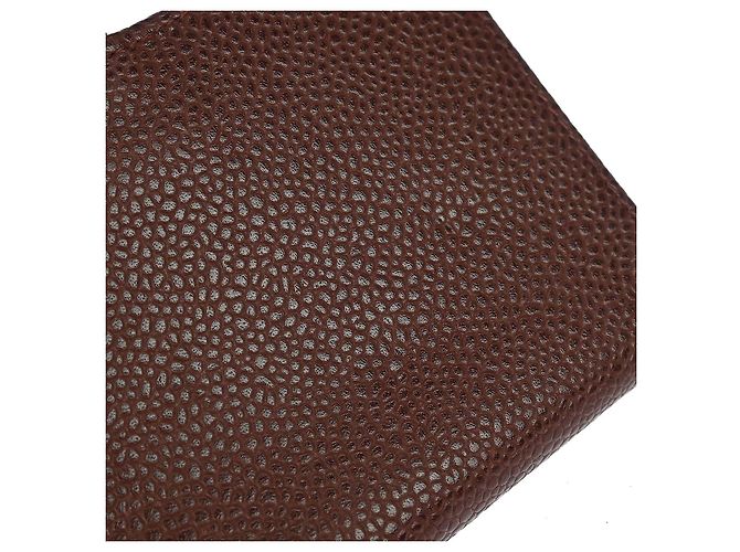Chanel CC Bifold Quilted Caviar Compact Marrone - vista 6