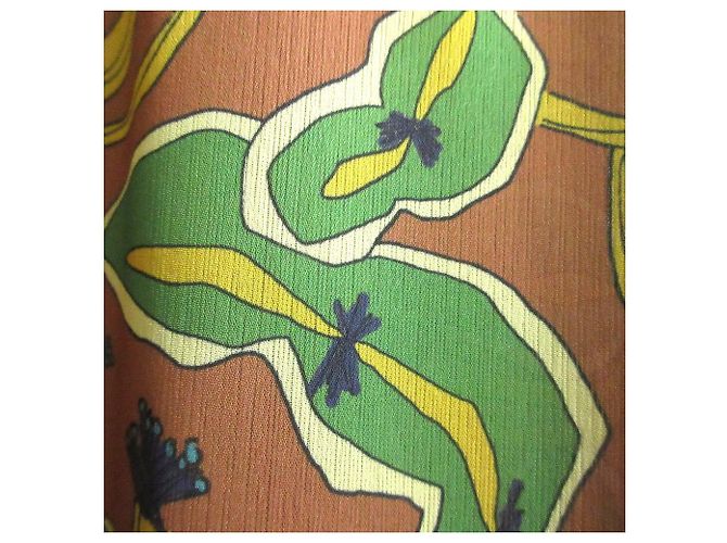 Autre Marque Jocomomola Hoja Grande Kleid Braun - Ansicht 2
