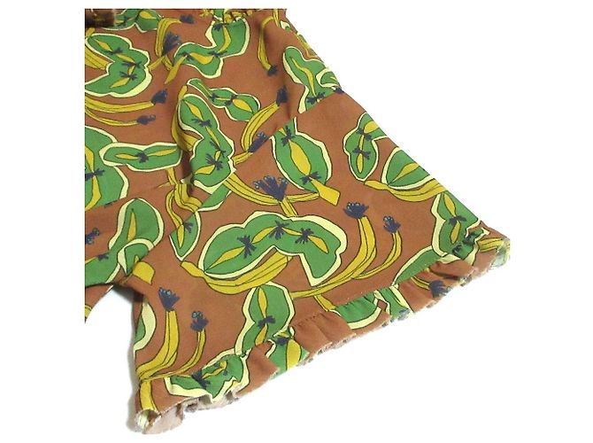 Autre Marque Jocomomola Hoja Grande Kleid Braun - Ansicht 4