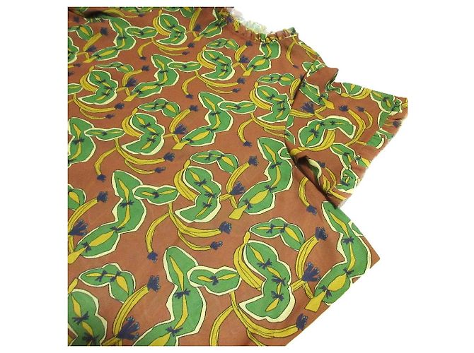 Autre Marque Jocomomola Hoja Grande Kleid Braun - Ansicht 5