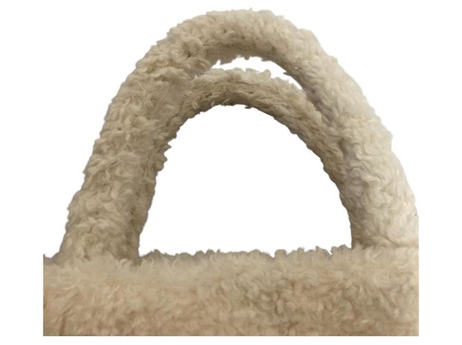 Autre Marque TSURU di MARIKO OIKAWA Borsa Bichon Boa Bianco - vista 3