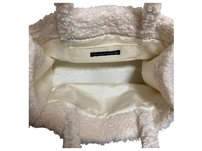 Autre Marque TSURU di MARIKO OIKAWA Borsa Bichon Boa Bianco - vista 4