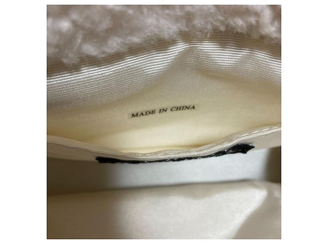 Autre Marque TSURU di MARIKO OIKAWA Borsa Bichon Boa Bianco - vista 7