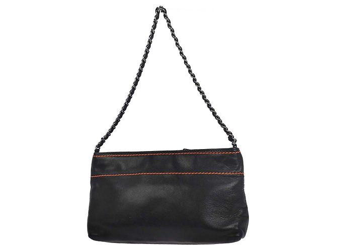 Pochette in pelle Lax di Chanel Nero - vista 2